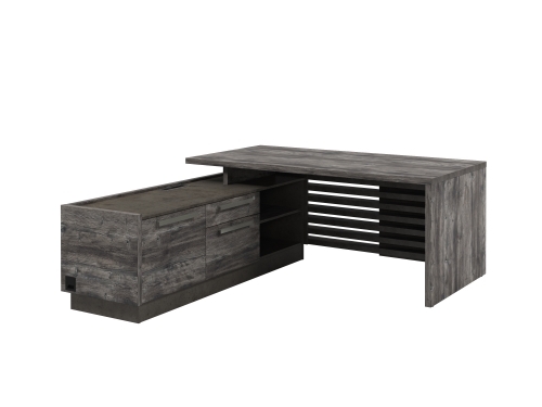 Стол для руководителя с опорной тумбой Z-218л.1000 (L) с блоком розеток фото 2 Стол для руководителя с опорной тумбой Z-218л.1000 (L) с блоком розеток фото 2