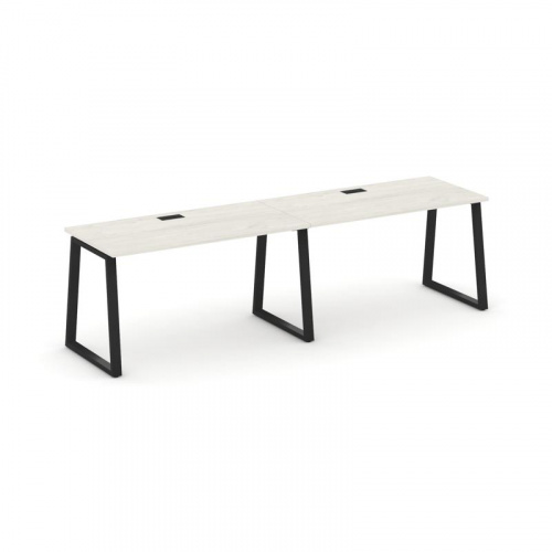 Style Project Рабочая станция 1 сторон. SN-6T1.ORS-003 Акация Лорка/Металл Антрацит/Заглушка Пластик фото 5