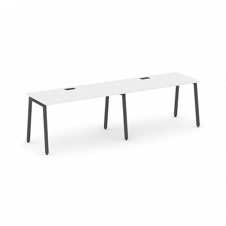 Style Project Рабочая станция 1 сторон. SN-4A.ORS-012 Белый/Металл Антрацит 2360*700*750