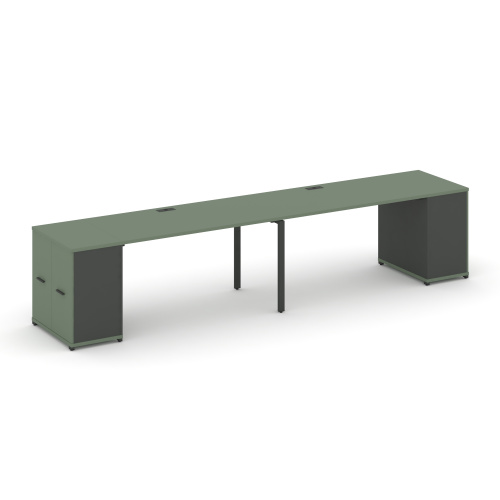 Бенч-система с опорными распашными шкафами Concept CN.ORS-217 фото 2
