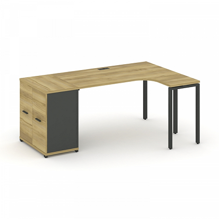 Стол эргономичный с опорным распашным шкафом Concept CN.SA-209(R)