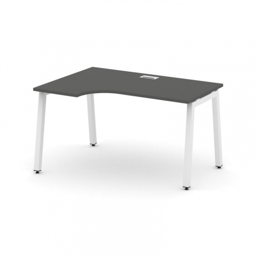 Style Project Стол рабочий эргоном. SN-5A.SPA-002(L) Дуб Табак/Металл Антрацит 1580*600/980*750 фото 17