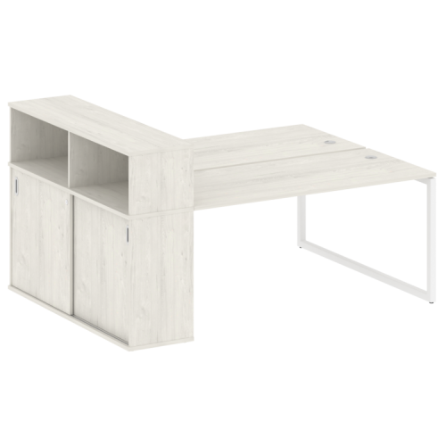 Бенч-система с шкафом-купе на О-обр. м/к Metal System Quattro 40БО.РС-СШК-2.4 фото 4