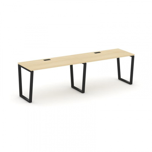 Style Project Рабочая станция 1 сторон. SN-6T2.ORS-001 Акация Лорка/Металл Антрацит/Заглушка Пластик фото 6