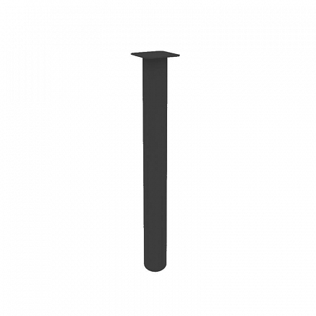 First Опора металлическая KO-1 Металл Антрацит 76*729