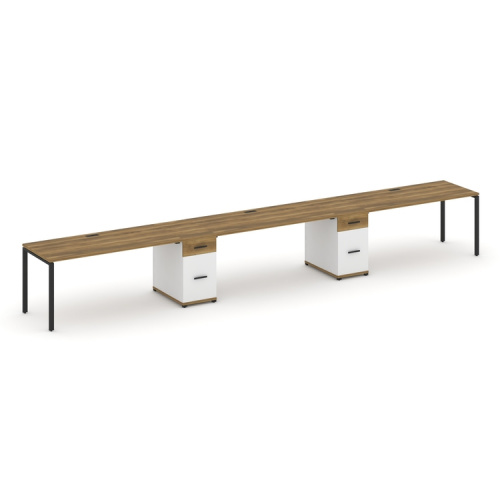 Бенч-система на 3 места с 2 опорными тумбами Concept CN.ORS-440 фото 7