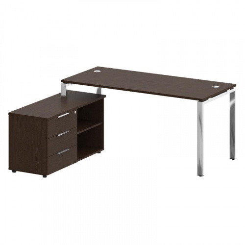 Стол руководителя с тумбой Metal System Direct БГ.СРТ-4.7 (L) фото 2