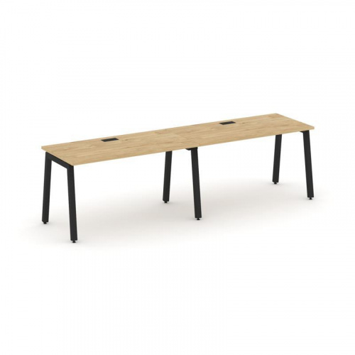 Style Project Рабочая станция 1 сторон. SN-5A.ORS-001 Тиквуд Светлый/Металл Антрацит 1960*600*750 фото 6