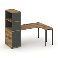 Стол эргономичный с опорным распашным шкафом Concept CN.SA-215(R)