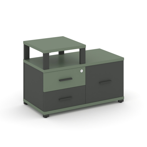 Тумба приставная с 2 ящиками Concept CN.TSP-005 A