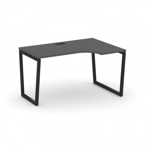 Style Project Стол рабочий эргоном. SN-4T2.SPA-021(R) Акация Лорка/Металл Антрацит/Заглушка Пластик фото 6 Style Project Стол рабочий эргоном. SN-4T2.SPA-021(R) Акация Лорка/Металл Антрацит/Заглушка Пластик фото 6