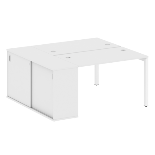 Бенч-система с шкафом-купе на П-обр. м/к Metal System Quattro 50БП.РС-СШК-1.2 фото 13