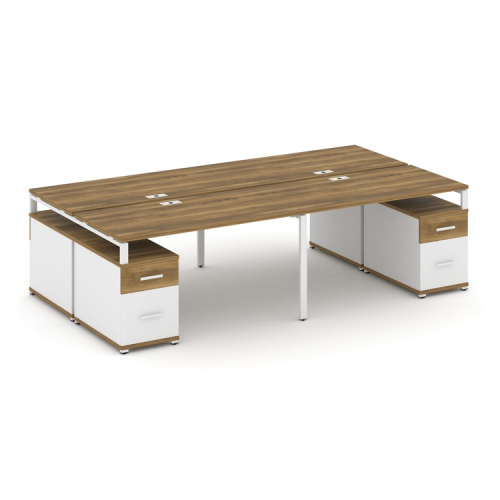 Бенч-система на 4 места с 2 опорными тумбами Concept CN.DRS-331 фото 8