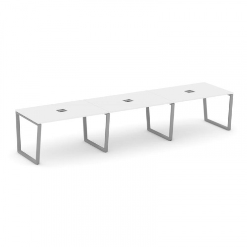 Style Project Стол переговорный SN-6T2.SPRG-022 Акация Лорка/Металл Антрацит/Заглушка Металл Антраци фото 16