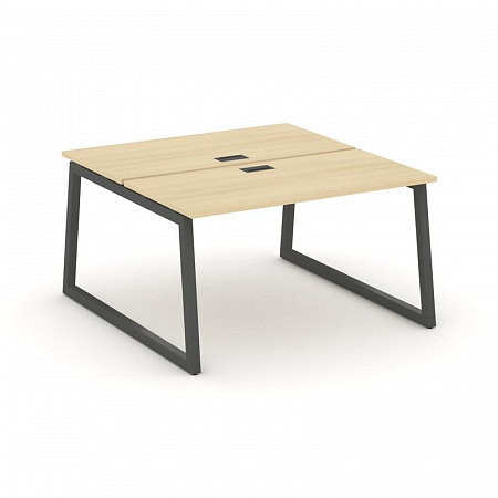 Style Project Рабочая станция 2-х сторон. SN-5T1.DRS-021 Акация Лорка/Металл Антрацит/Заглушка Пласт