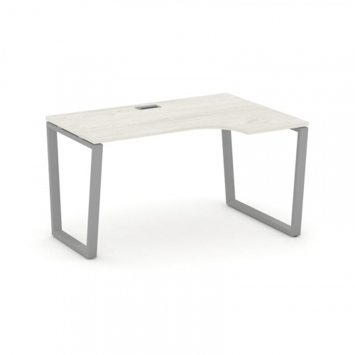 Style Project Стол рабочий эргоном. SN-6T2.SPA-002(R) Акация Лорка/Металл Антрацит/Заглушка Пластик фото 12