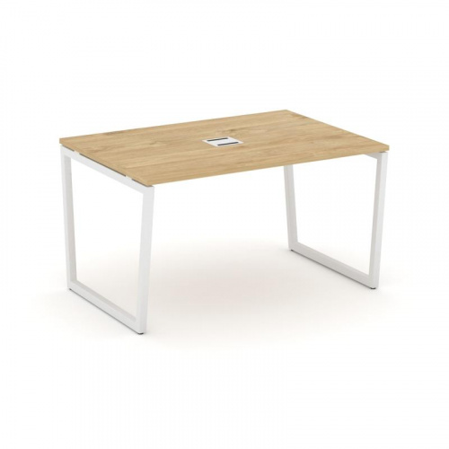 Style Project Стол переговорный SN-4T2.SPRG-003 Акация Лорка/Металл Антрацит/Заглушка Металл Антраци фото 3