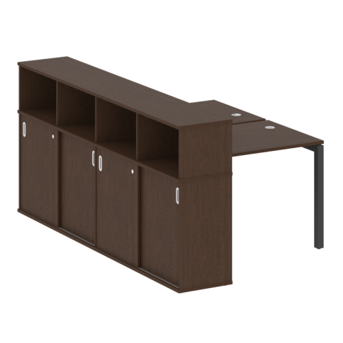 Бенч-система с шкафом-купе на П-обр. м/к Metal System Quattro 50БП.РС-СШК-4.1 фото 13 Бенч-система с шкафом-купе на П-обр. м/к Metal System Quattro 50БП.РС-СШК-4.1 фото 13