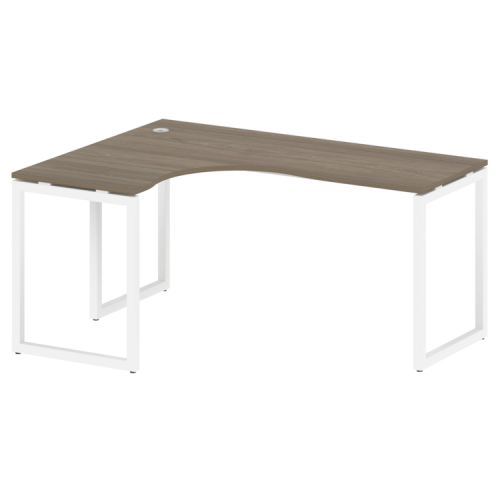 Стол криволинейный левый на О-обр. м/к Metal System Quattro 40БО.СА-4 (L) фото 3 Стол криволинейный левый на О-обр. м/к Metal System Quattro 40БО.СА-4 (L) фото 3