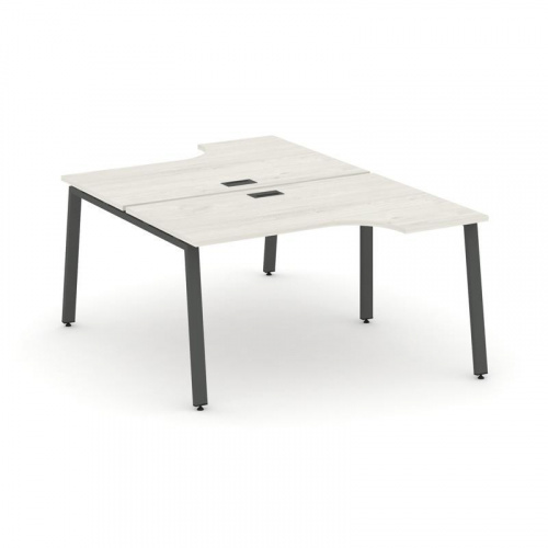 Style Project Рабочая станция эргоном. SN-6A.DRPA-022 Дуб Табак/Металл Белый 1580*1632/1992*750 фото 19