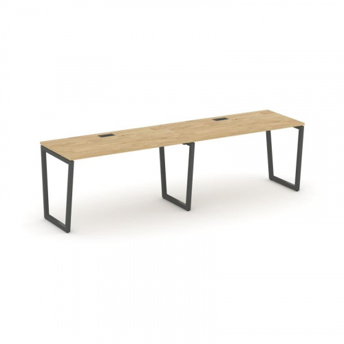 Style Project Рабочая станция 1 сторон. SN-4T2.ORS-022 Акация Лорка/Металл Антрацит/Заглушка Пластик фото 22