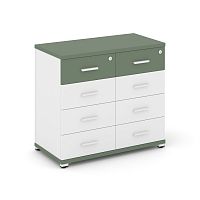 Тумба приставная c 8 ящиками Concept CN.TSP-013 W