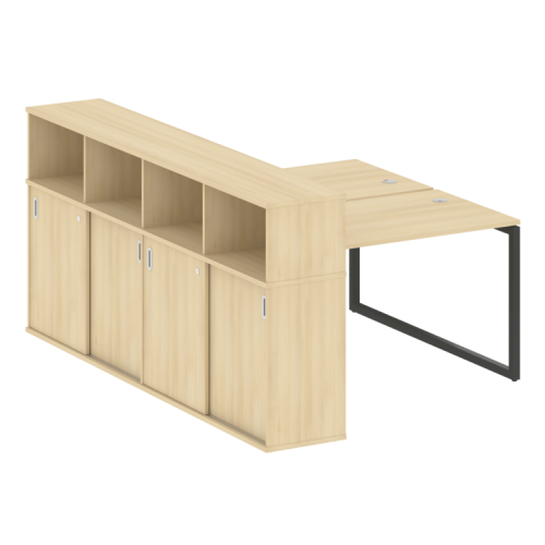 Бенч-система с шкафом-купе на О-обр. м/к Metal System Quattro 40БО.РС-СШК-4.2 фото 12