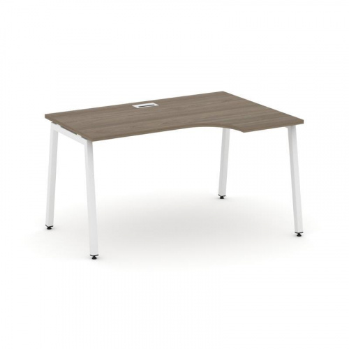 Style Project Стол рабочий эргоном. SN-4A.SPA-011(R) Антрацит/Металл Антрацит 1380*700/980*750 фото 15