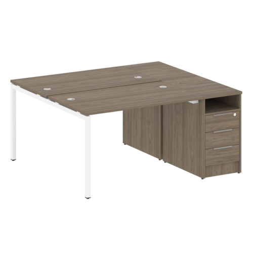 Бенч-система с тумбой на П-обр. м/к Metal System Quattro 40БП.РС-СТП-2.2 фото 2