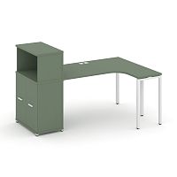 Стол эргономичный с опорным распашным шкафом Concept CN.SA-214(R)