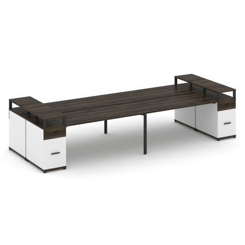 Бенч-система на 4 места с 2 опорными тумбами Concept CN.DRS-448 фото 9