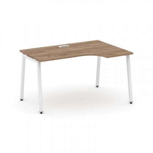 Style Project Стол рабочий эргоном. SN-4A.SPA-011(R) Антрацит/Металл Антрацит 1380*700/980*750 фото 24