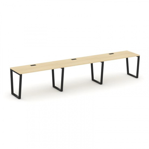 Style Project Рабочая станция 1 сторон. SN-6T2.ORS-032 Акация Лорка/Металл Антрацит/Заглушка Пластик фото 7