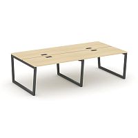 Style Project Рабочая станция 2-х сторон. SN-5T2.DRS-051 Акация Лорка/Металл Антрацит/Заглушка Пласт