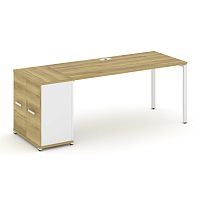 Стол офисный с опорным распашным шкафом Concept CN.SP-220