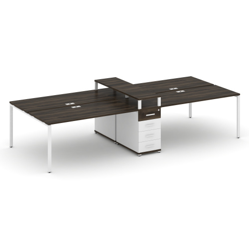 Бенч-система на 4 места с 1 опорной тумбой Concept CN.DRS-436 фото 10