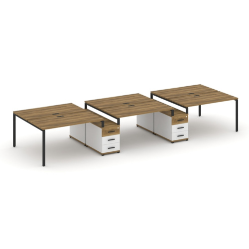 Бенч-система на 6 мест с 2 опорными тумбами Concept CN.DRS-335 фото 7