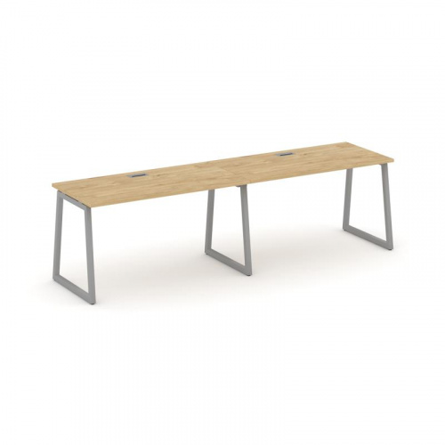 Style Project Рабочая станция 1 сторон. SN-4T1.ORS-021 Акация Лорка/Металл Антрацит/Заглушка Пластик фото 2