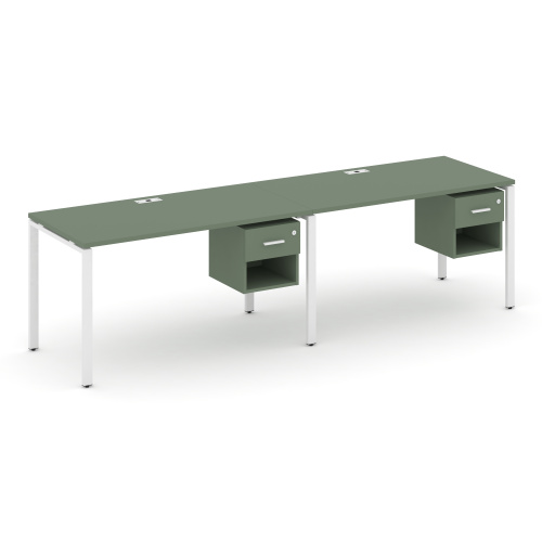 Бенч-система на 2 места с подвесными тумбами Concept CN.ORS-117