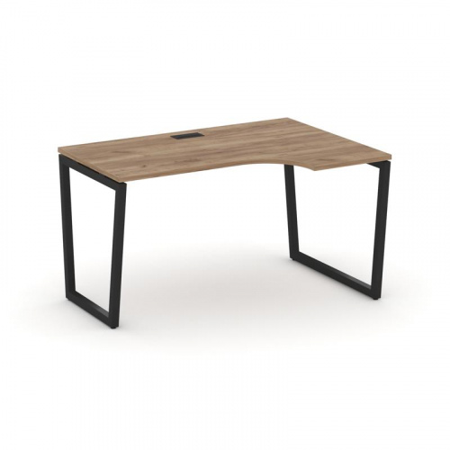 Style Project Стол рабочий эргоном. SN-4T2.SPA-021(R) Акация Лорка/Металл Антрацит/Заглушка Пластик фото 8 Style Project Стол рабочий эргоном. SN-4T2.SPA-021(R) Акация Лорка/Металл Антрацит/Заглушка Пластик фото 8