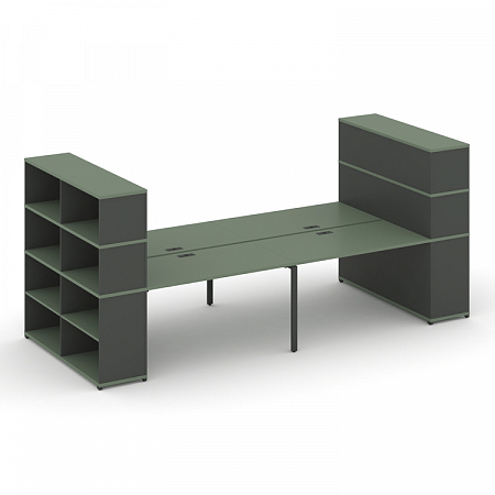 Бенч-система с опорными стеллажами Concept CN.DRS-258