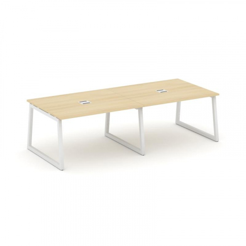 Style Project Стол переговорный SN-5T1.SPRG-042 Акация Лорка/Металл Антрацит/Заглушка Металл Антраци фото 22