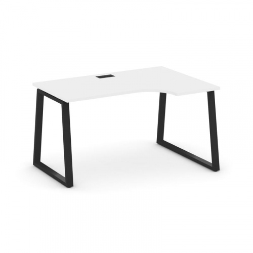 Style Project Стол рабочий эргоном. SN-6T1.SPA-021(R) Акация Лорка/Металл Антрацит/Заглушка Пластик фото 9