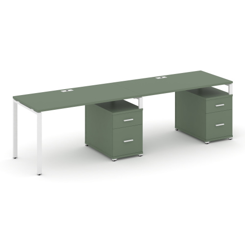 Бенч-система на 2 места с 2 опорными тумбами Concept CN.ORS-314