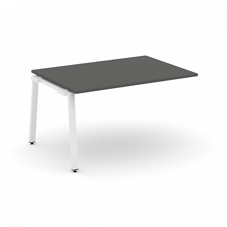 Style Project Проходной наб. элем. перег. стола SN-6A.NSPRG-004.3 Антрацит/Металл Белый 1580*980*750