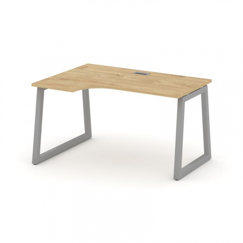 Style Project Стол рабочий эргоном. SN-5T1.SPA-012(L) Акация Лорка/Металл Антрацит/Заглушка Пластик фото 2