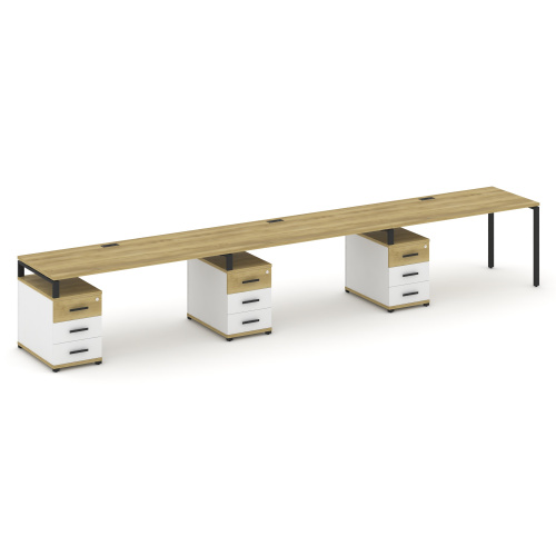 Бенч-система на 3 места с 3 опорными тумбами Concept CN.ORS-344 фото 6