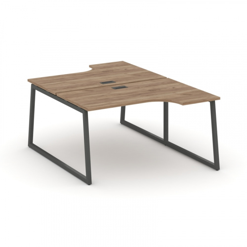 Style Project Рабочая станция эргоном. SN-4T1.DRPA-001 Акация Лорка/Металл Антрацит/Заглушка Пластик фото 11