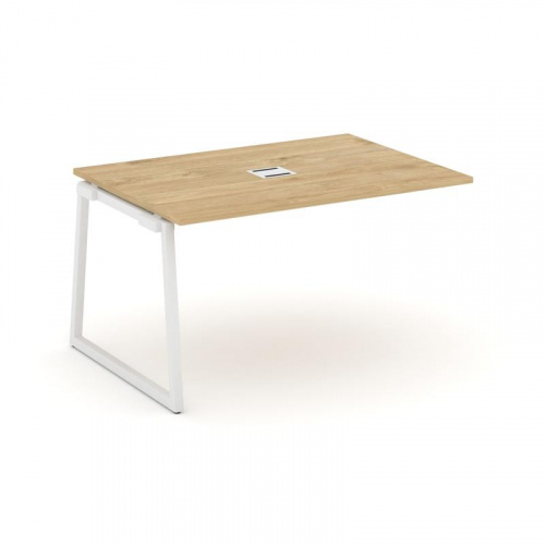 Style Project Проходной наб. элем. перег. стола SN-4T1.NSPRG-003 Акация Лорка/Металл Антрацит/Заглуш фото 3