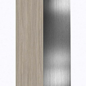 Белый Бриллиант / Дуб Аттик / Хром